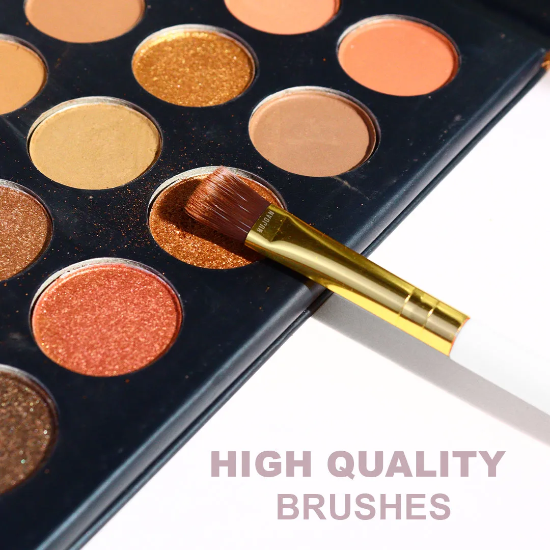 10 PCS Professional Makeup Brush Set (White)