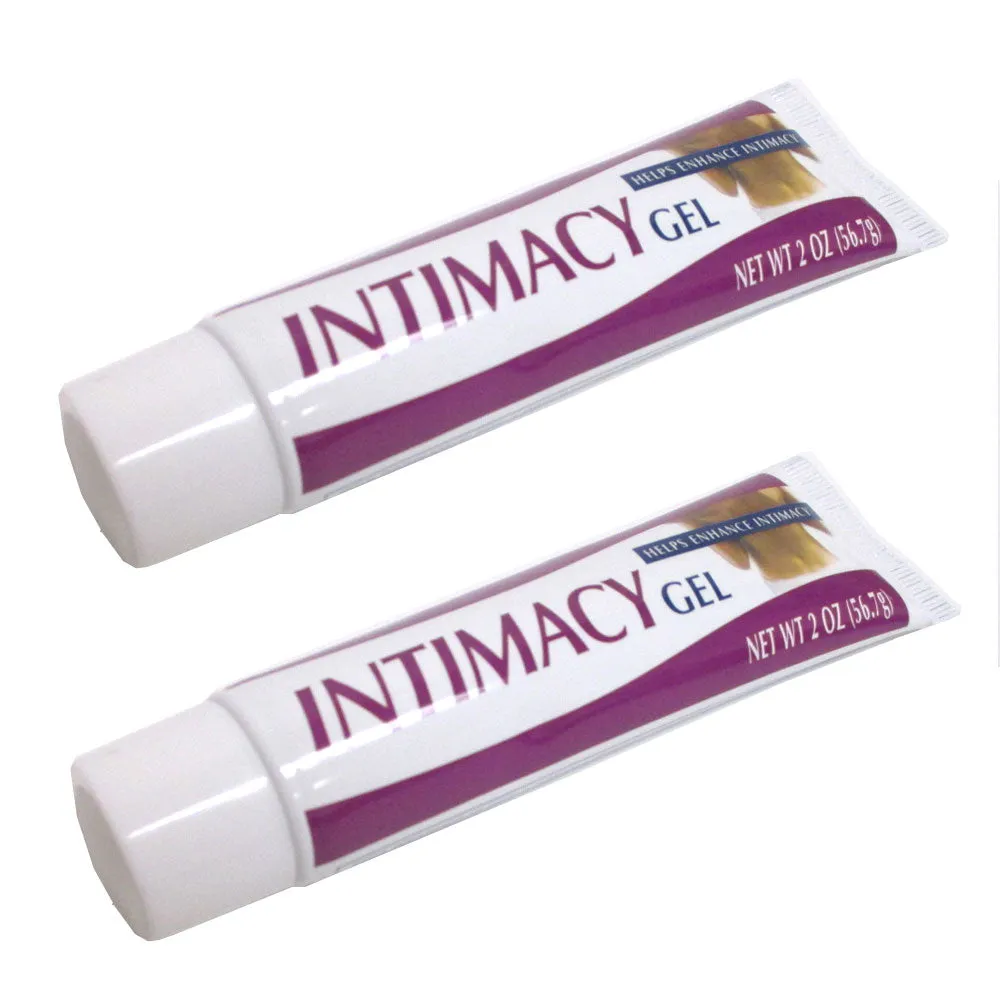 2 Enhance Intimacy Gel Personal Lubricant Tube Water Soluble Increase Sex 4 Oz