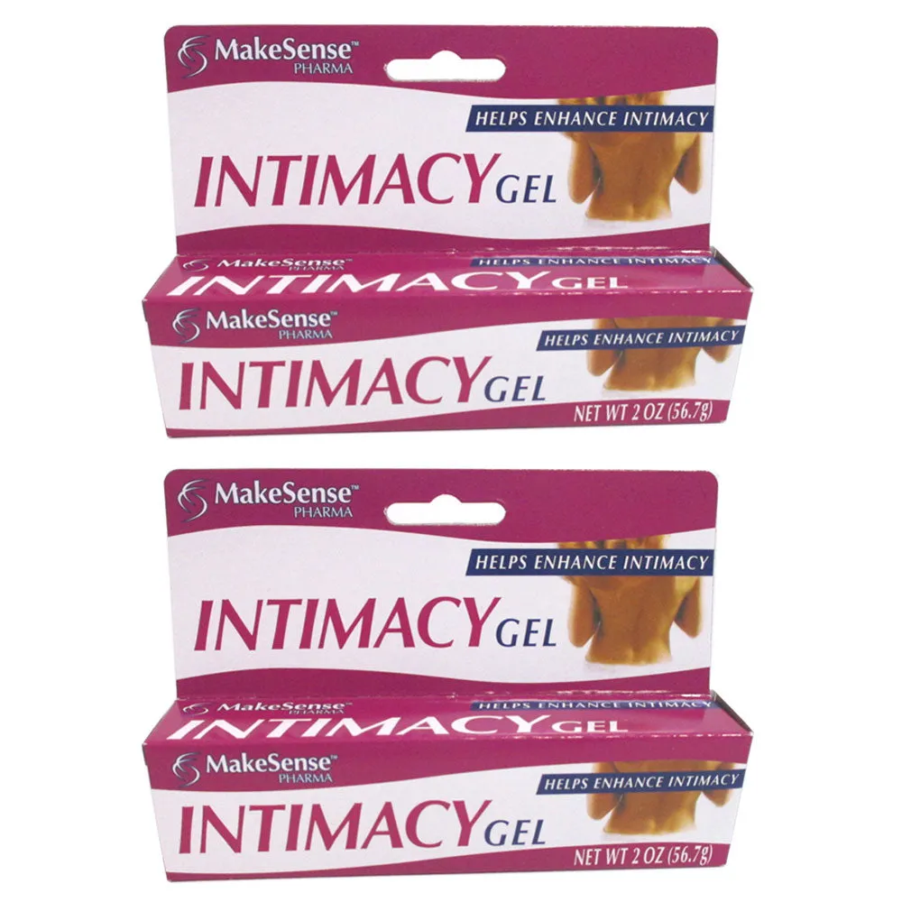 2 Enhance Intimacy Gel Personal Lubricant Tube Water Soluble Increase Sex 4 Oz