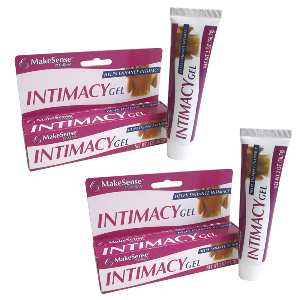 2 Enhance Intimacy Gel Personal Lubricant Tube Water Soluble Increase Sex 4 Oz
