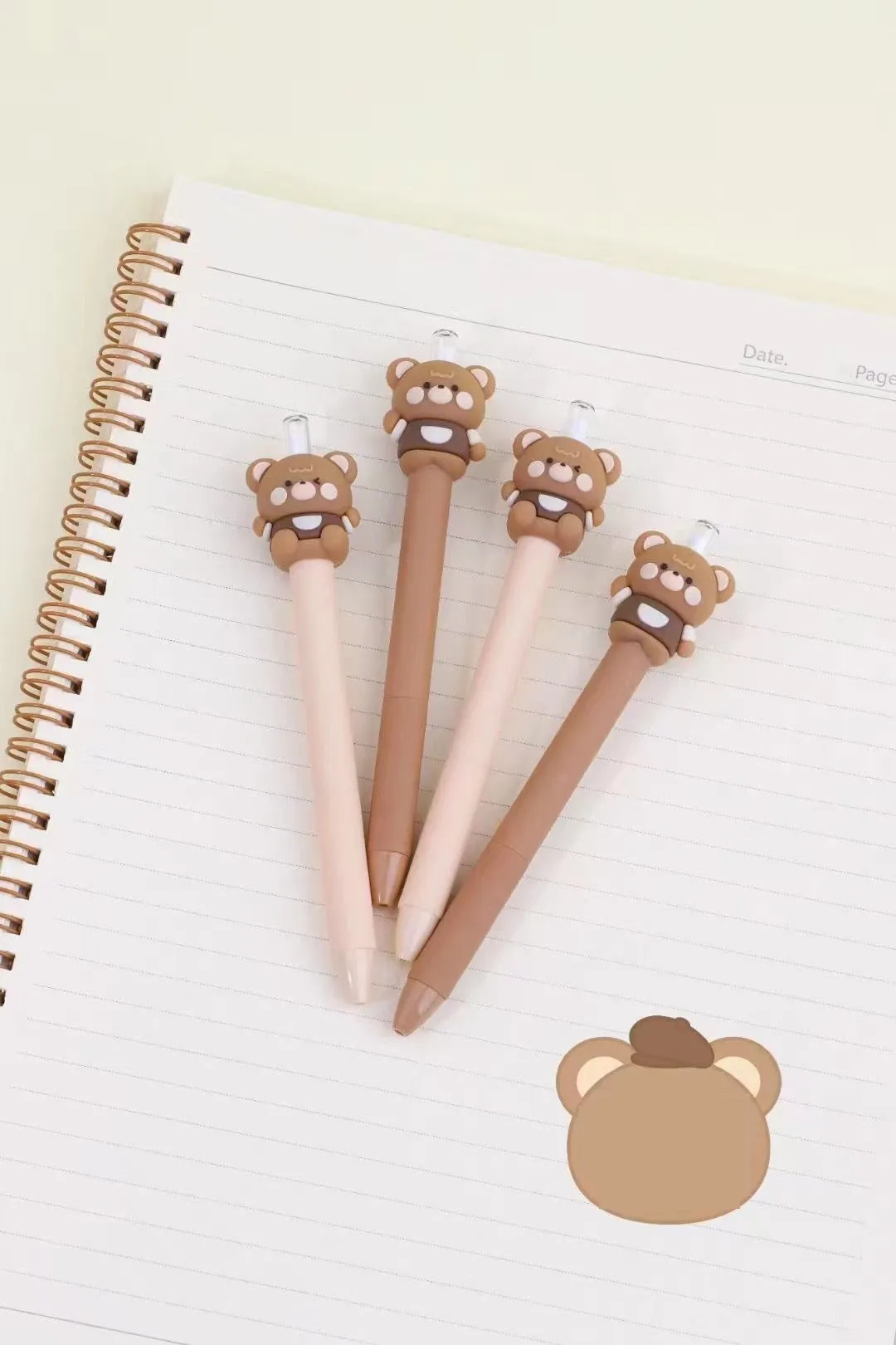 21804 COFFEE BEAR RETRACTACTABLE PENCIL-24