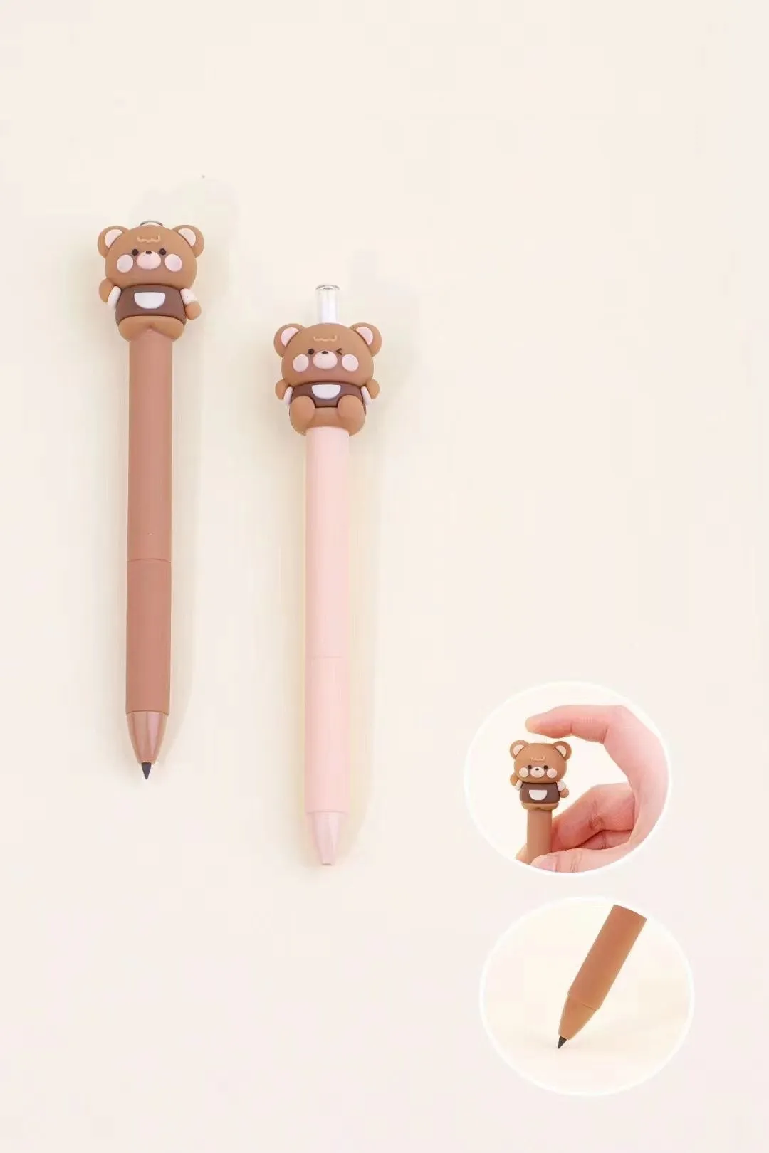 21804 COFFEE BEAR RETRACTACTABLE PENCIL-24
