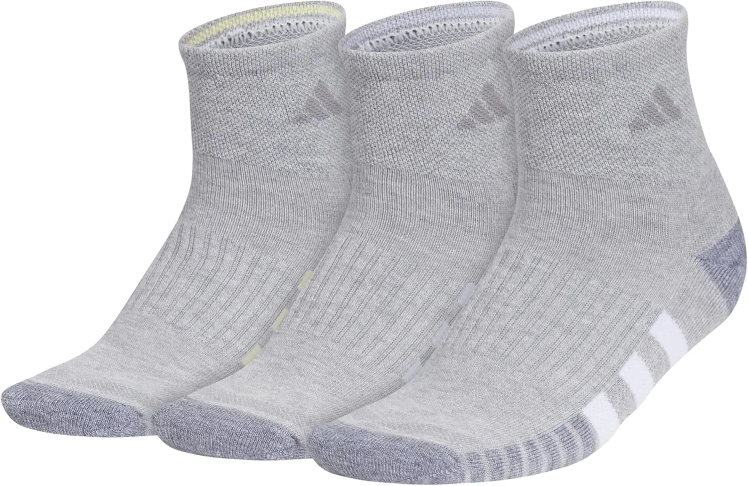 adidas Women's Cushioned Quarter Socks (3-pair) With Arch Compression