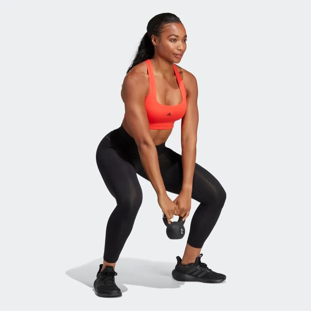 adidas Women's Optime Stash Pocket High Waisted 7/8 Tights