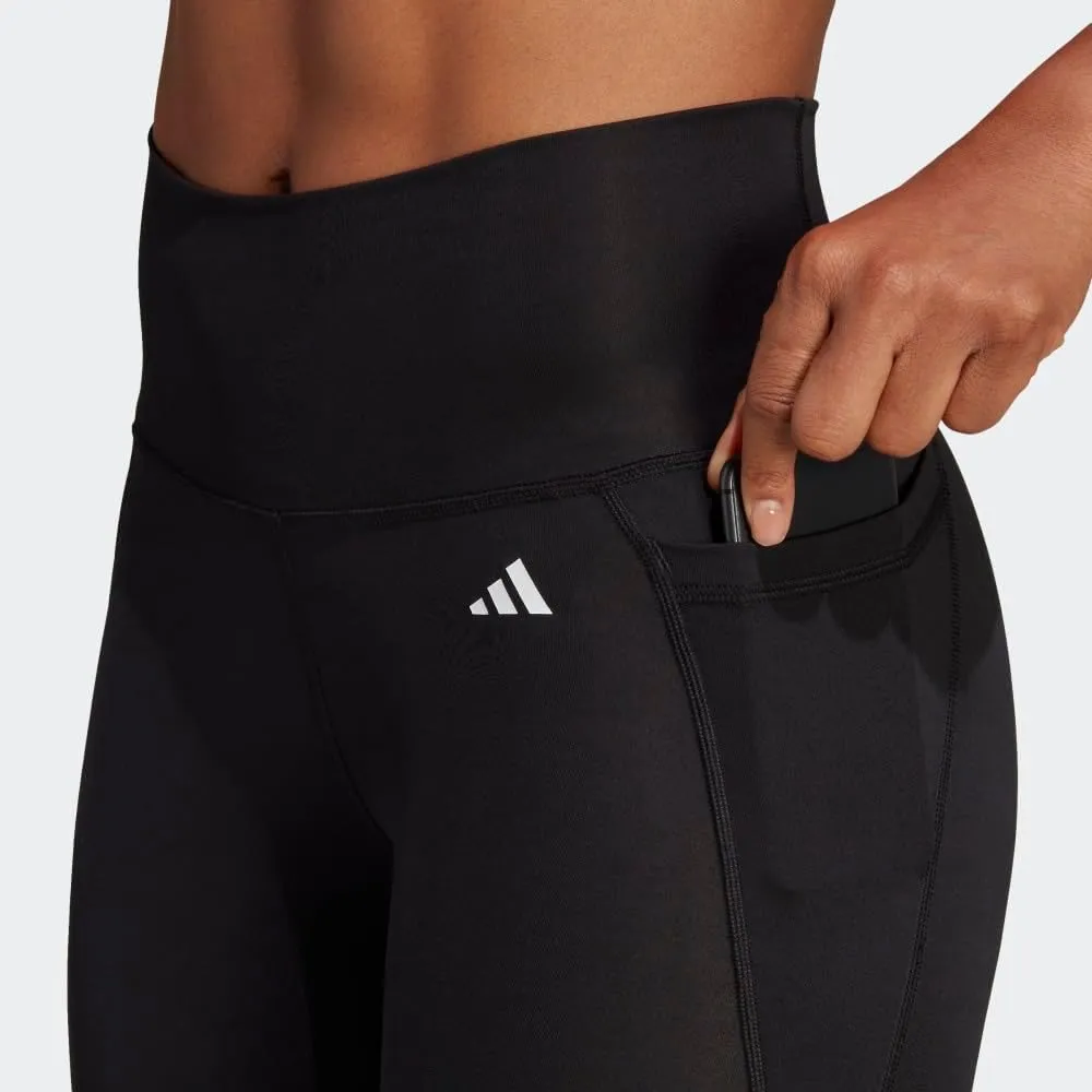 adidas Women's Optime Stash Pocket High Waisted 7/8 Tights