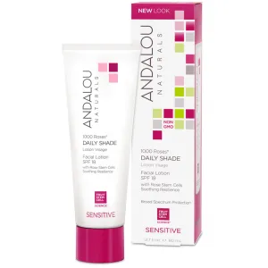ANDALOU - 1000 Roses Daily Shade Facial Lotion SPF 18 - 2.7 fl. oz. (80 ml)