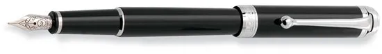 Aurora Black w/ Chrome Trim Fountain Pen