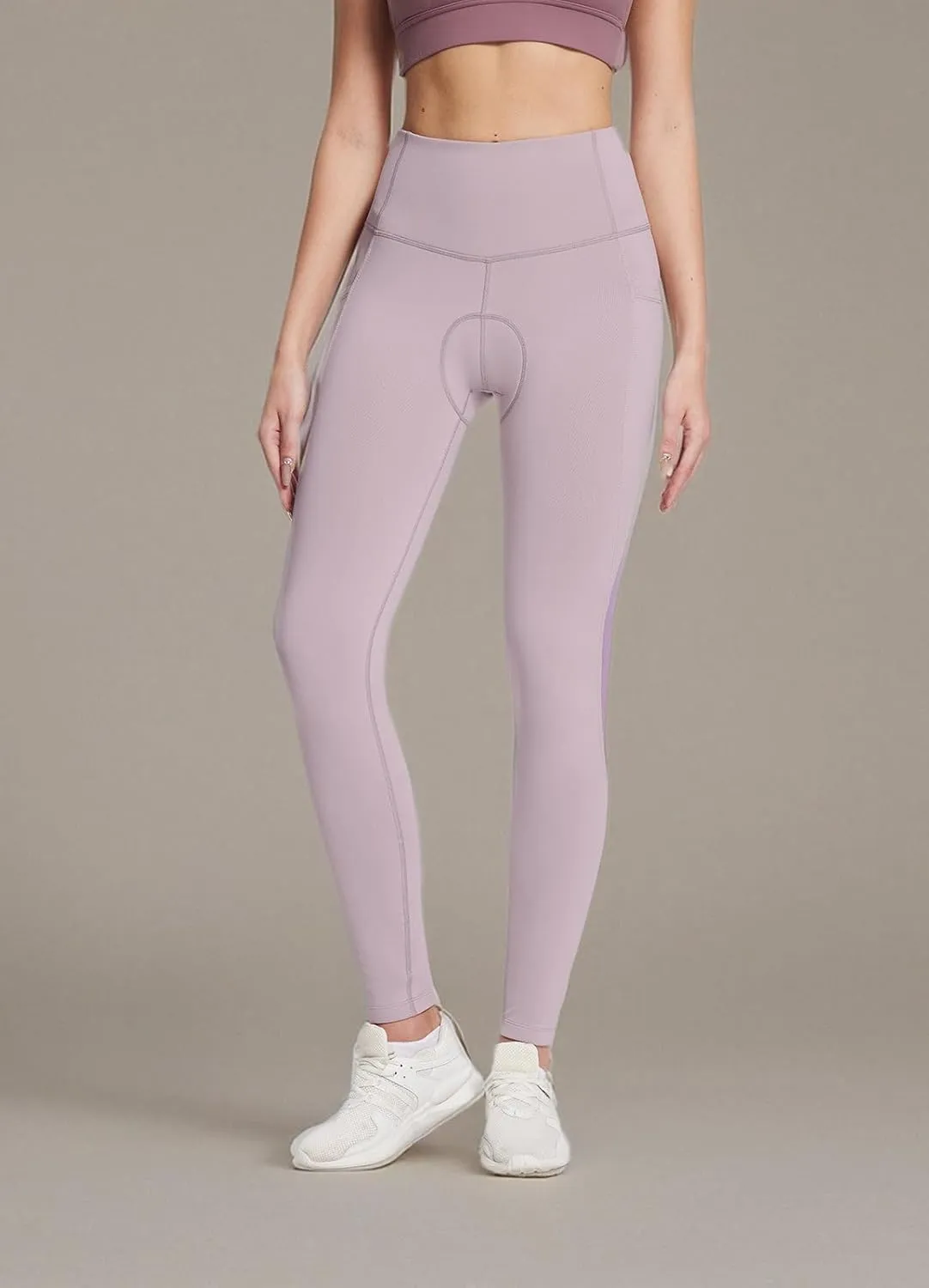 baleaf Womens Winter Cycling Pants Padded Bike Thermal Tights Fleece Lined Leggings Water Resistant Cold Weather Gel Pockets