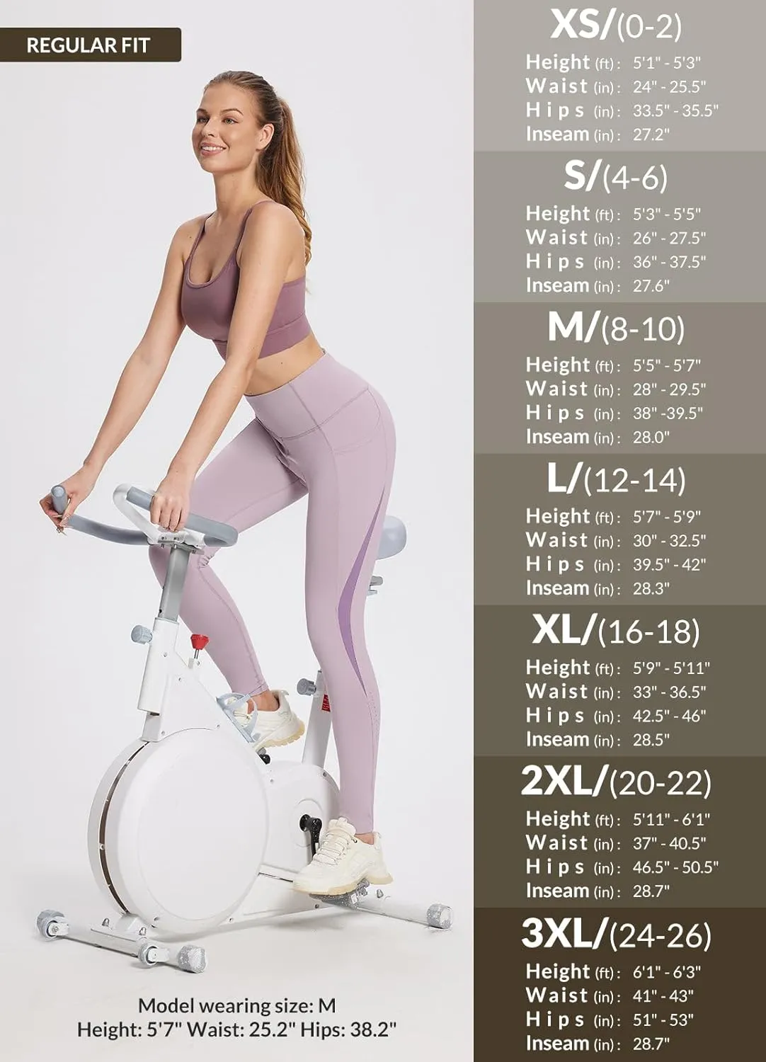 baleaf Womens Winter Cycling Pants Padded Bike Thermal Tights Fleece Lined Leggings Water Resistant Cold Weather Gel Pockets