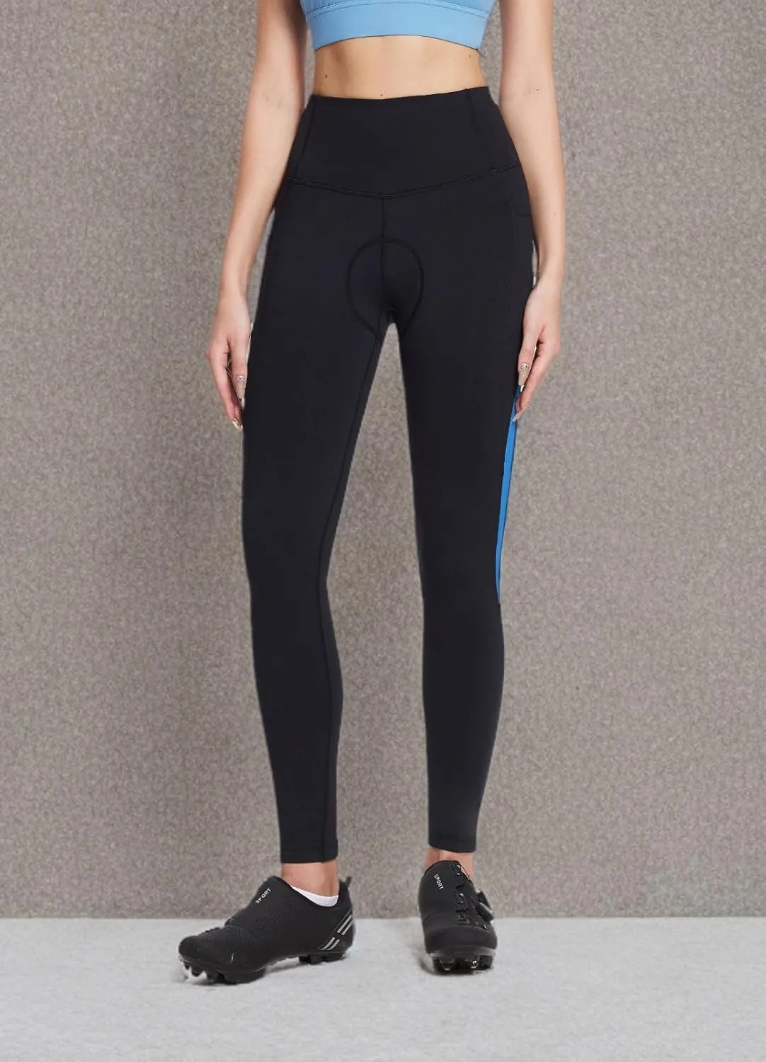 baleaf Womens Winter Cycling Pants Padded Bike Thermal Tights Fleece Lined Leggings Water Resistant Cold Weather Gel Pockets