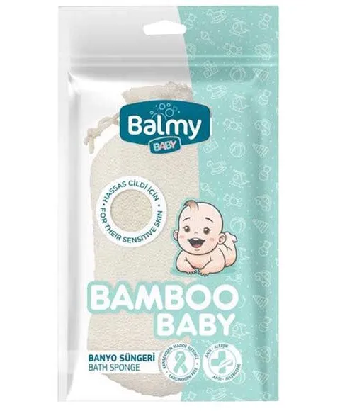 Balmy Naturel Bamboo Baby Bath Sponge