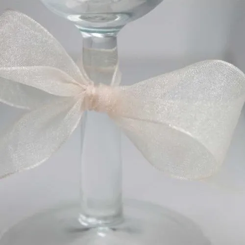 Berisfords Super Sheer Ribbon 25m - CREAM