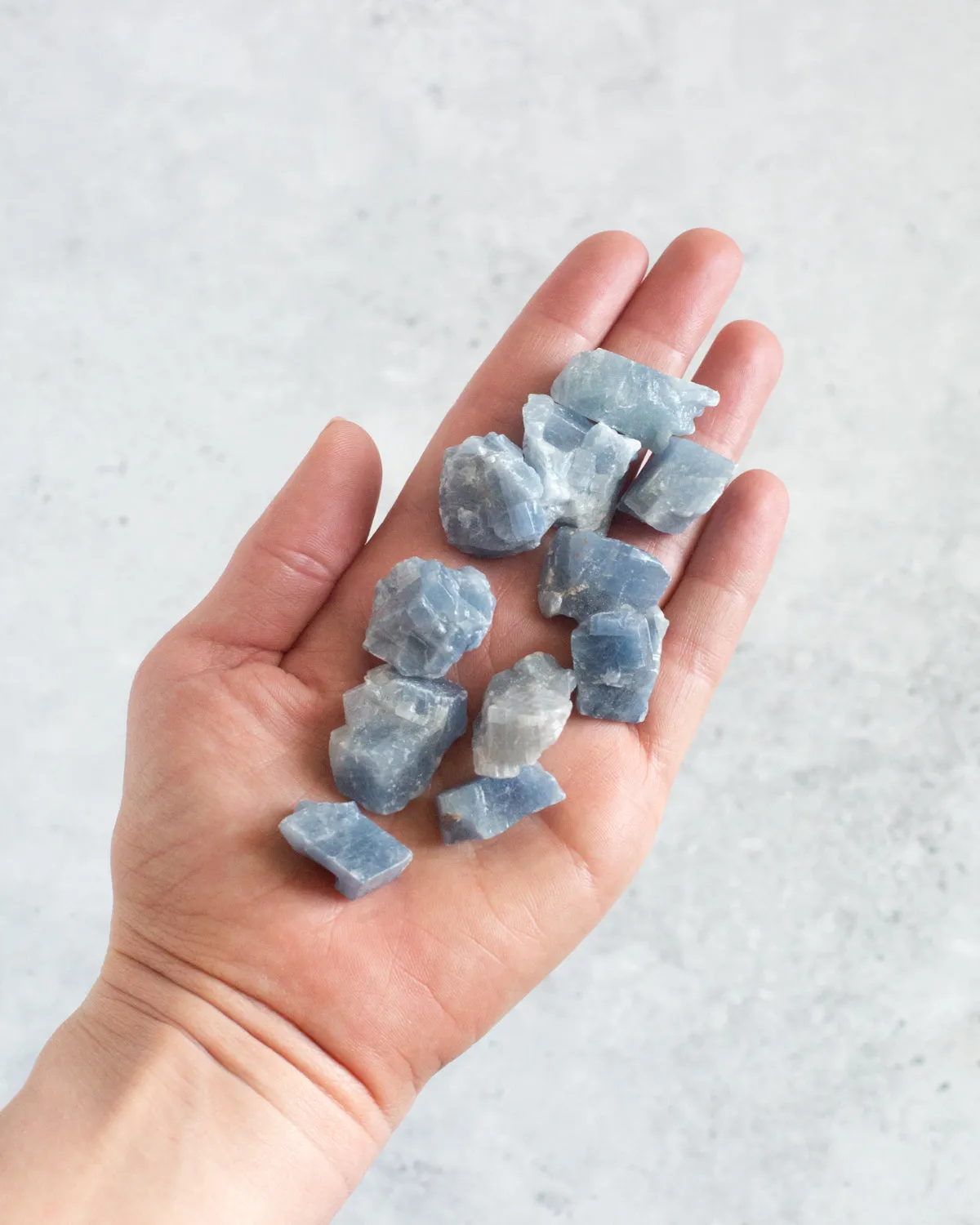 Blue Calcite – Mini Rough Chunks