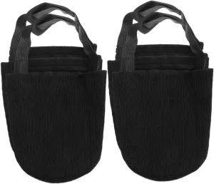 Bowling Shoe Slider Two Pair Unisex Bowling Ball Shoe Covers Slip Socks Elastic Band