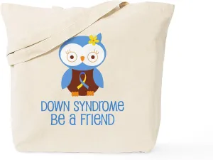 CafePress Down Syndrome Friend Tote Bag Natural Canvas Tote Bag, Reusable Shopping Bag