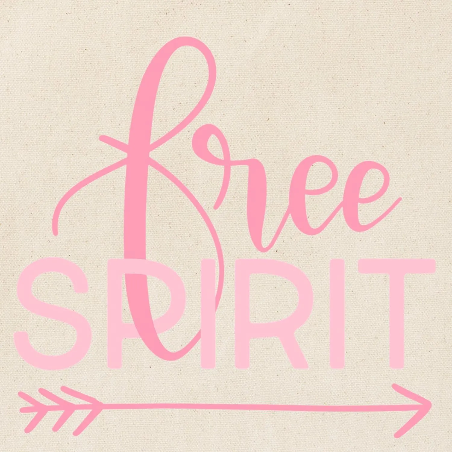 CafePress Free Spirit Tote Bag Natural Canvas Tote Bag, Reusable Shopping Bag