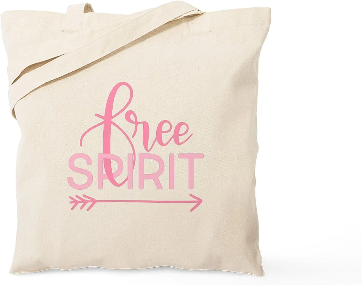 CafePress Free Spirit Tote Bag Natural Canvas Tote Bag, Reusable Shopping Bag
