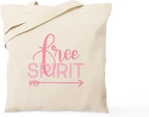 CafePress Free Spirit Tote Bag Natural Canvas Tote Bag, Reusable Shopping Bag