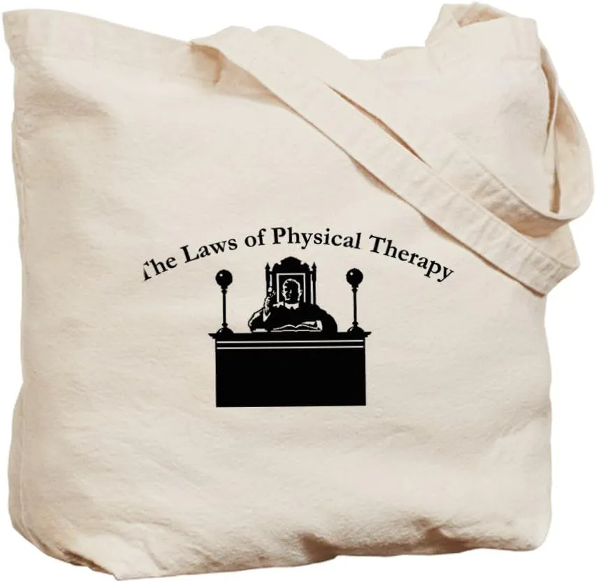 CafePress Laws Of P.T. Tote Bag Natural Canvas Tote Bag, Reusable Shopping Bag