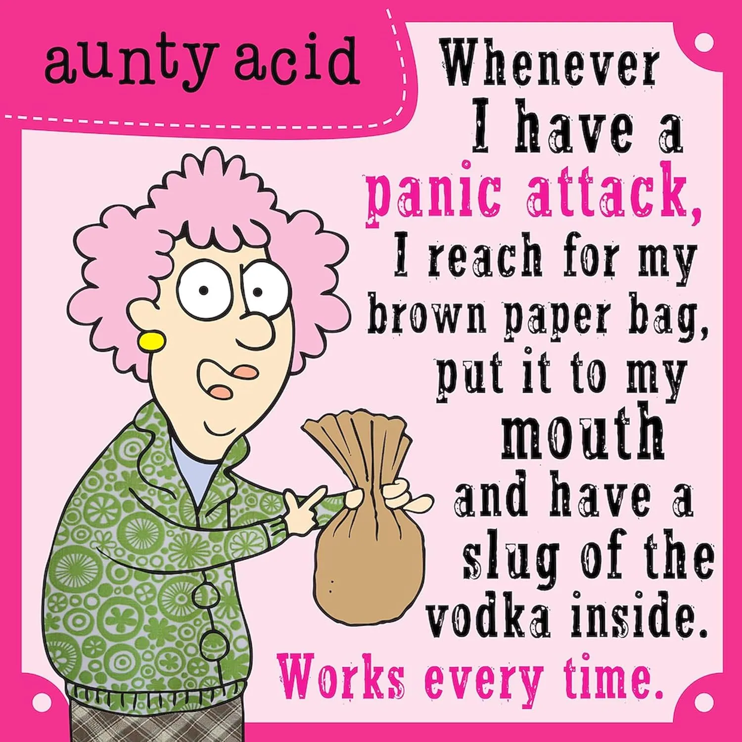 CafePress Panic Attack Tote Bag Natural Canvas Tote Bag, Reusable Shopping Bag
