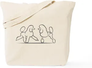 CafePress Poodles Of Distinction Tote Bag Reusable Natural Beige Canvas Shopping Bag