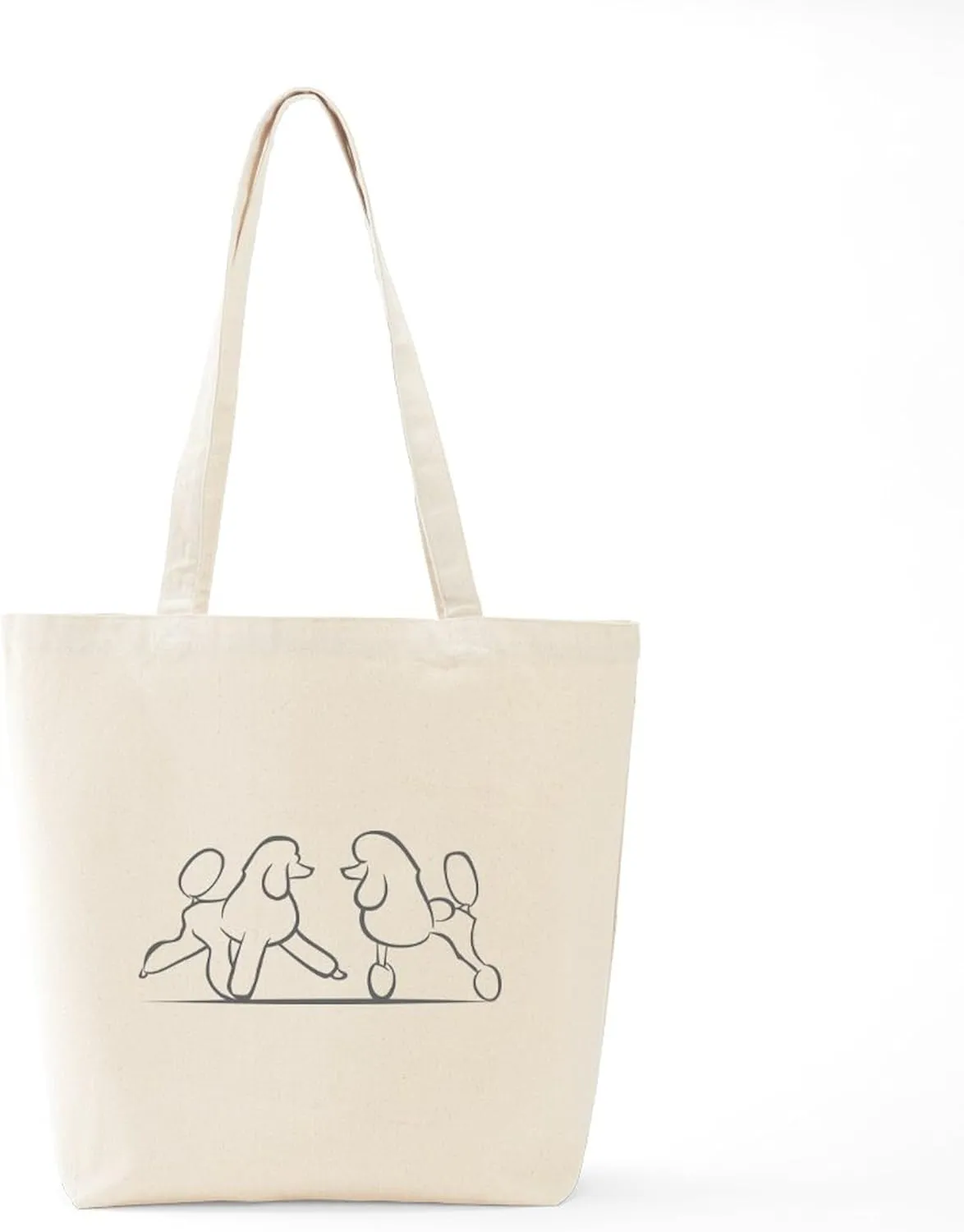 CafePress Poodles Of Distinction Tote Bag Reusable Natural Beige Canvas Shopping Bag