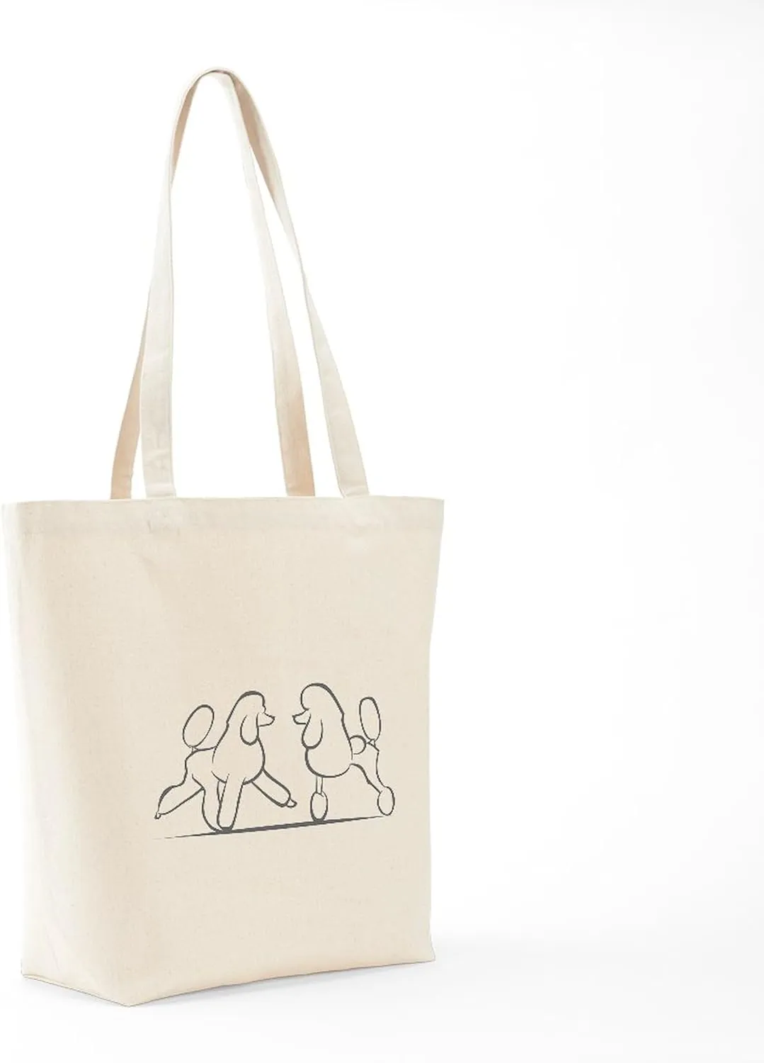 CafePress Poodles Of Distinction Tote Bag Reusable Natural Beige Canvas Shopping Bag