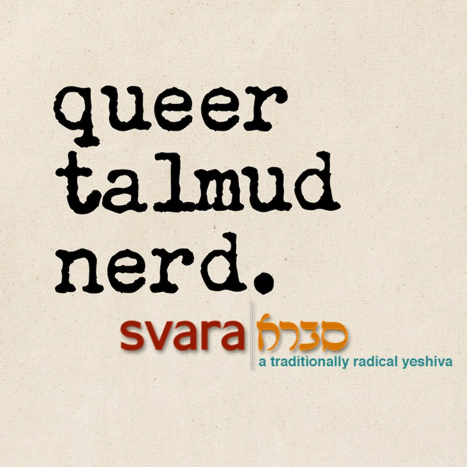 CafePress Queer Talmud Nerd Tote Bag Natural Canvas Tote Bag, Reusable Shopping Bag