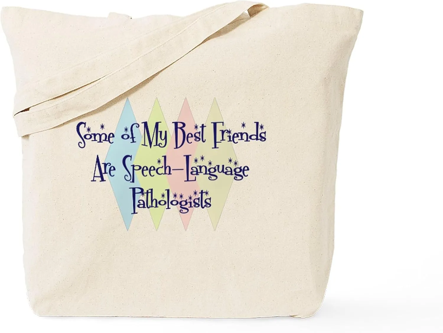 CafePress Speech Language Pathologists Friends Tote Bag Natural Canvas Tote Bag, Reusable Shopping Bag