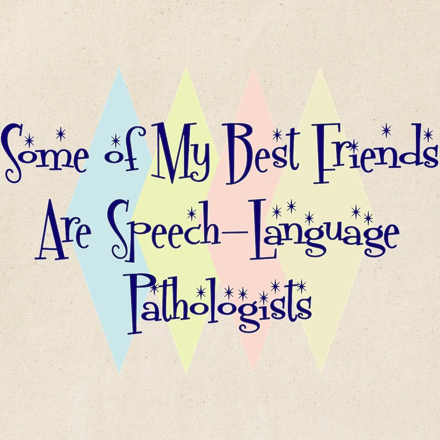 CafePress Speech Language Pathologists Friends Tote Bag Natural Canvas Tote Bag, Reusable Shopping Bag