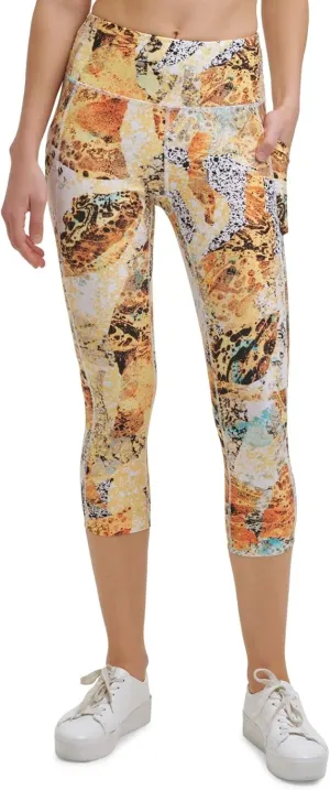 Calvin Klein Performance Women's Printed Cropped Leggings