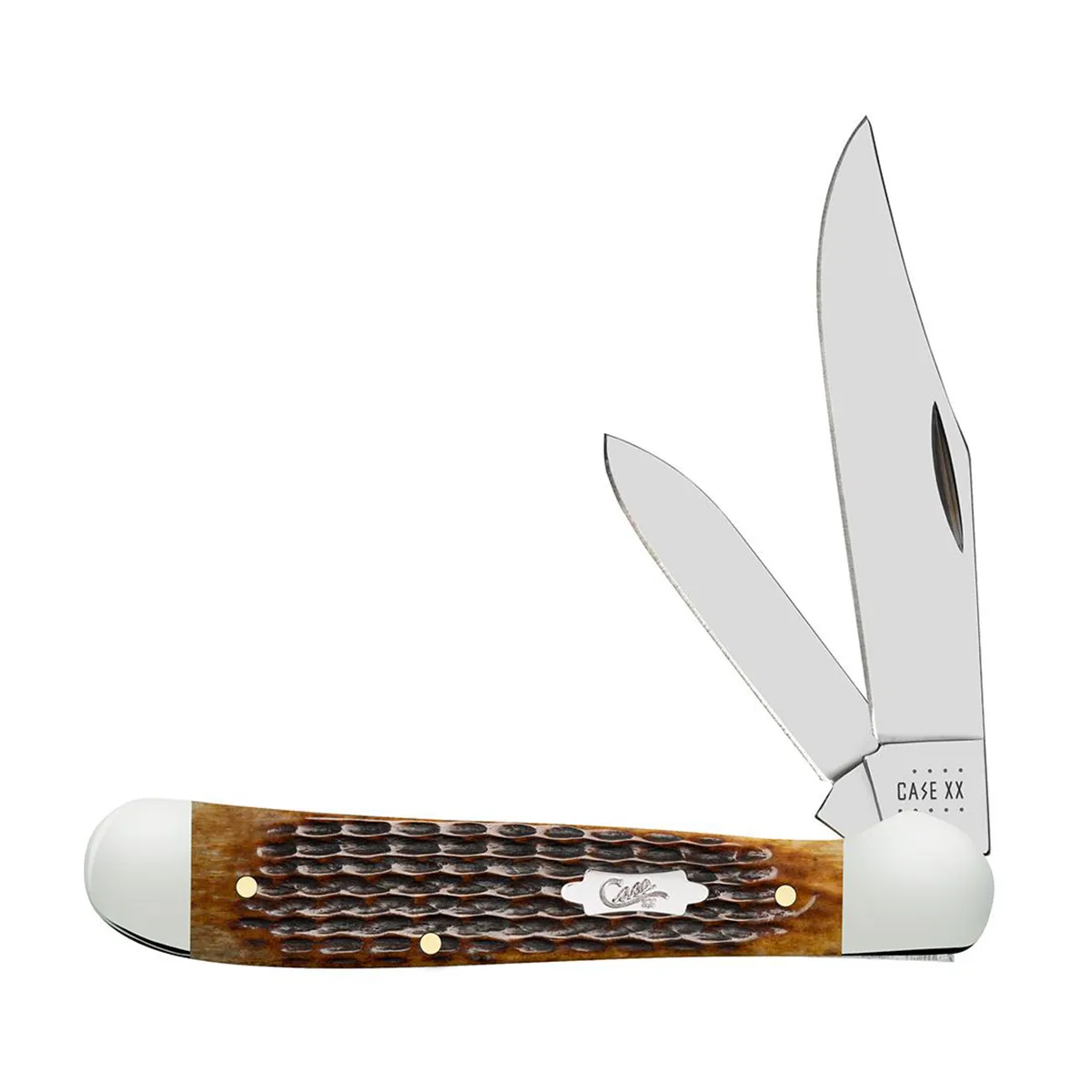 CASE KNIVES ANTIQUE BONE CORN COB JIG COPPERHEAD