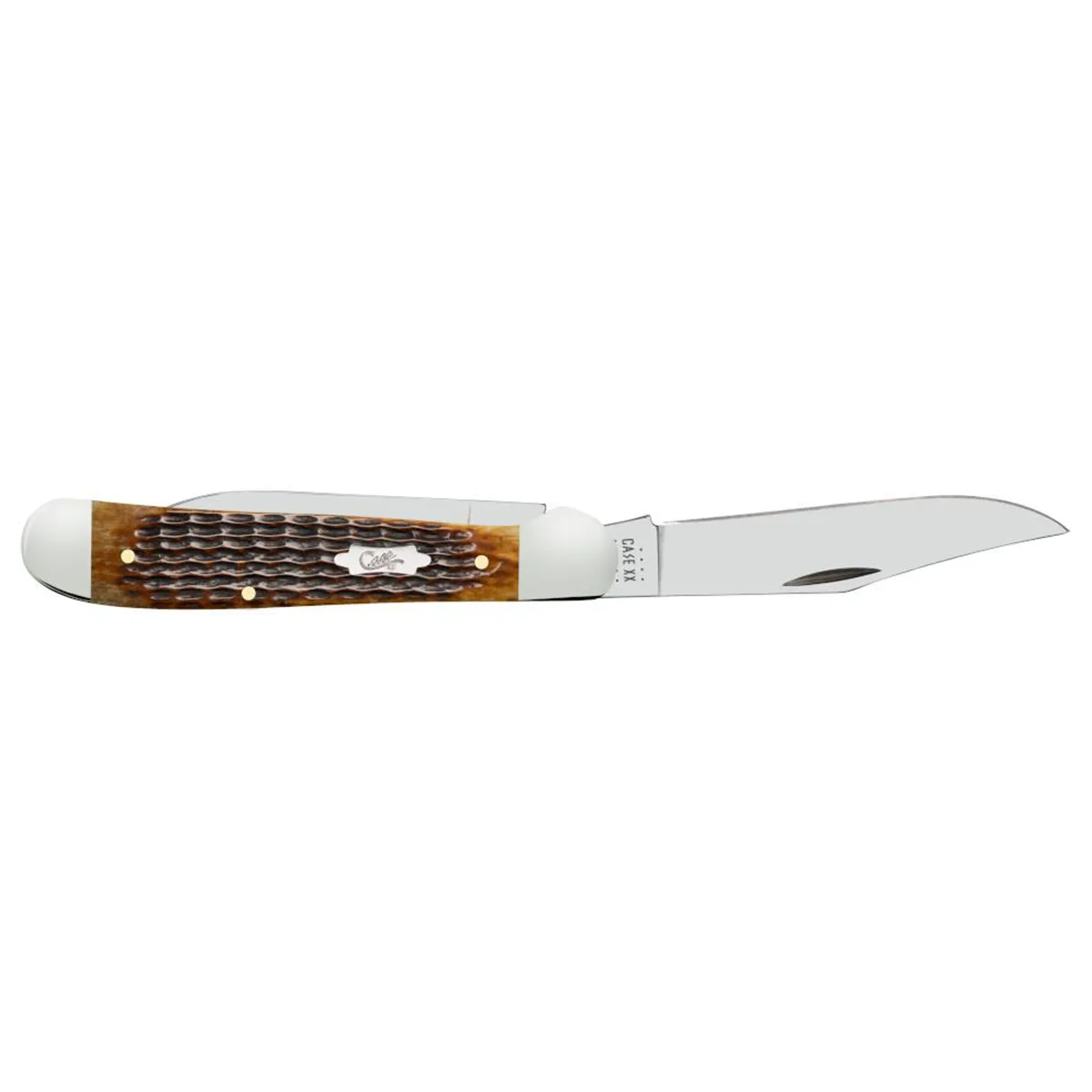 CASE KNIVES ANTIQUE BONE CORN COB JIG COPPERHEAD