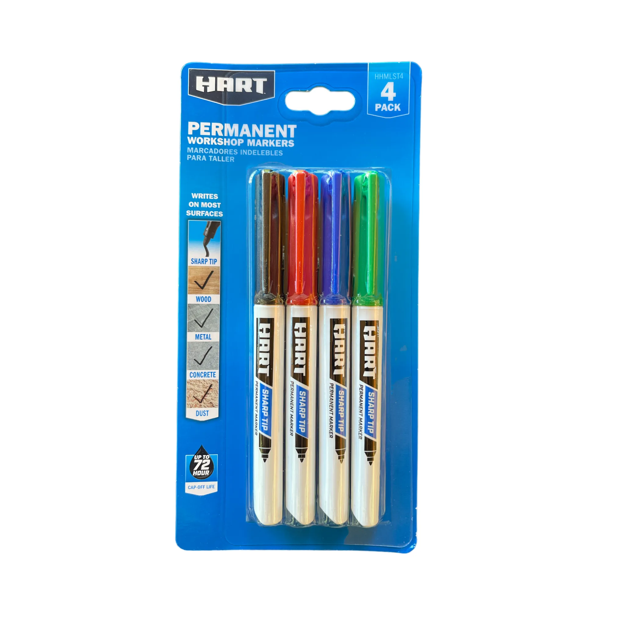 CLEARANCE HART Permanent Workshop Markers (4-Pack)