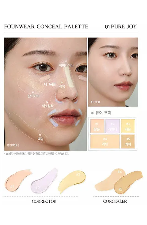 [CLIO] Kill Cover Founwear Conceal Palette (6g /0.21fl.oz)- 2Colors