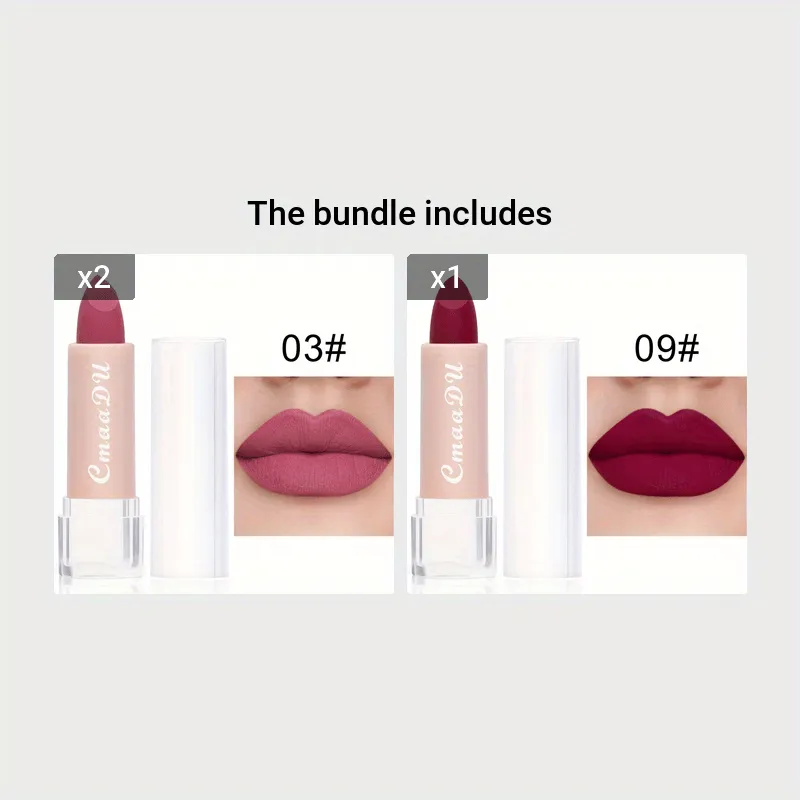 CMAADU Matte Lipstick Collection