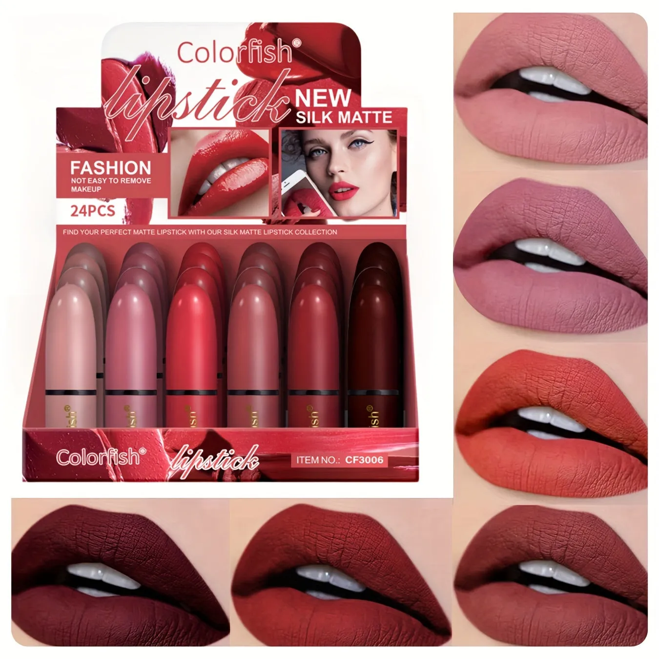 Colorfish Velvet Lipstick Collection