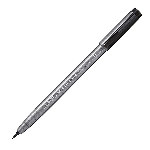 Copic Multiliner  Brush S  ( Black) - Classic