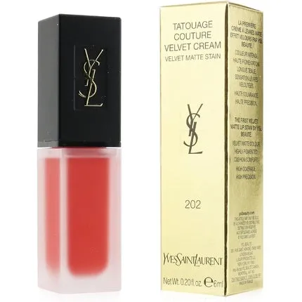 Creamy lipstick Tattoo Couture Velvet 202 6 ml, Yves Saint Laurent