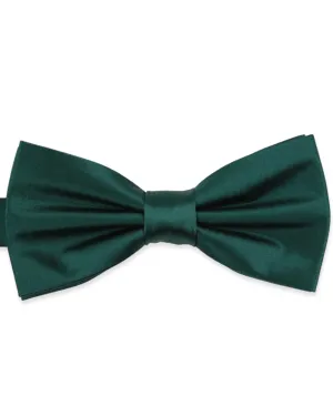 DCLIC Classic Plain Bow Tie - Dark Green