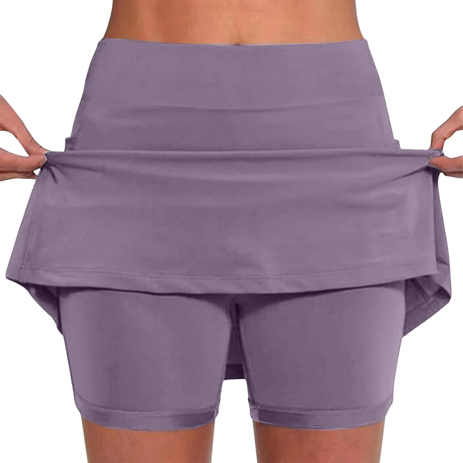 DDAPJ pyju Skorts for Women Plus Size Dressy Casual Athletic Golf Tennis Skirts 2025 Summer High Waist Skort Mini Skirt