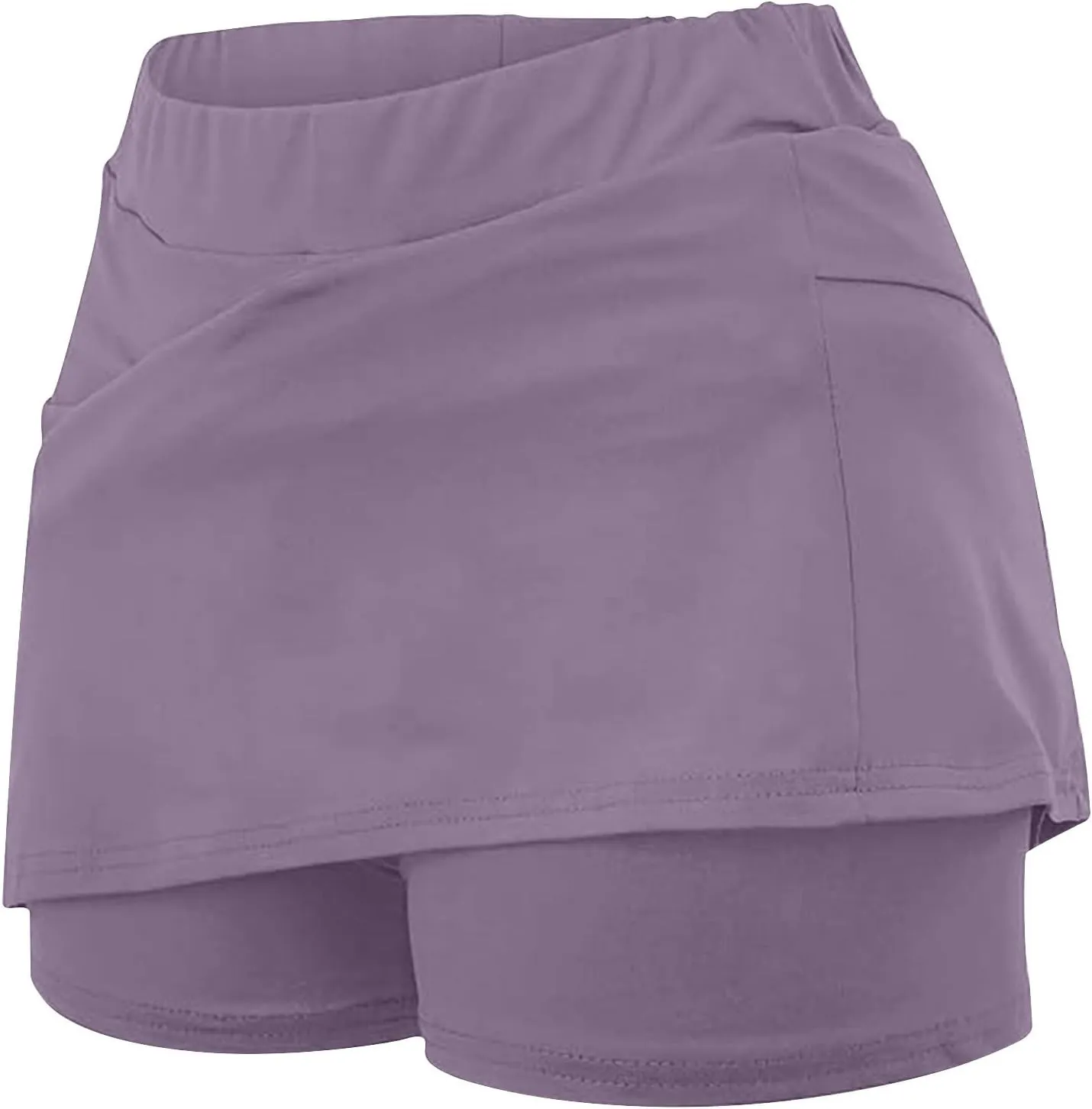 DDAPJ pyju Skorts for Women Plus Size Dressy Casual Athletic Golf Tennis Skirts 2025 Summer High Waist Skort Mini Skirt