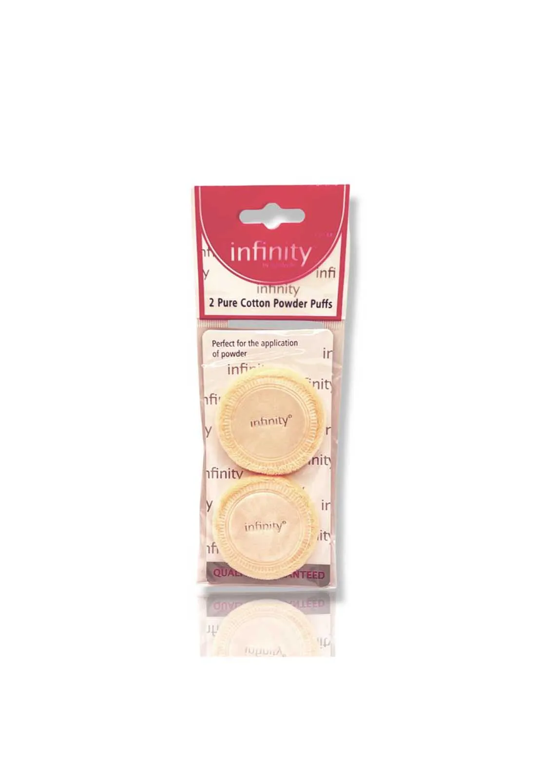 Double Cotton Powder Puffs - 2 Pack