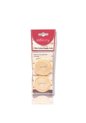 Double Cotton Powder Puffs - 2 Pack
