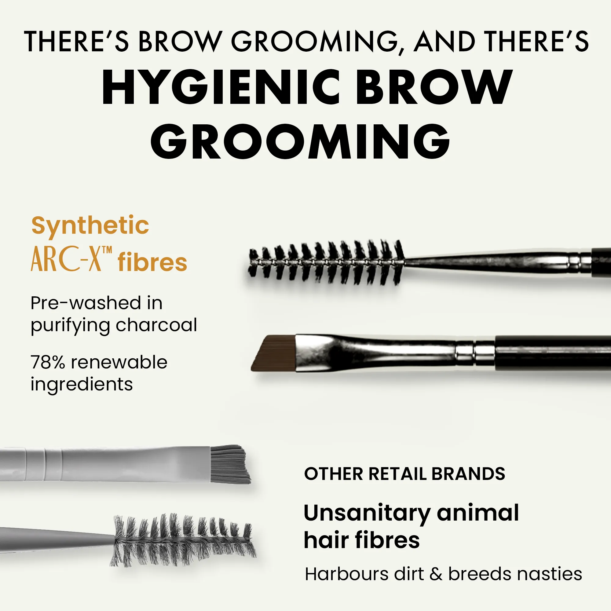 Double Ended Eyebrow Brush and Spoolie