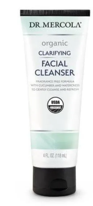 Dr. Mercola Organic Clarifying Facial Cleanser 4 oz Tube