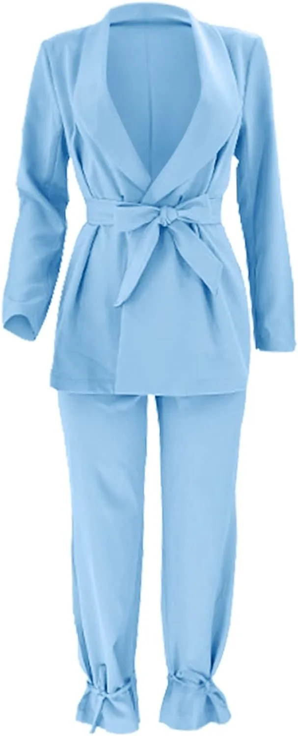 Dressy Pant Suits for Women Elegant Oversized Blazer and Suit Pants Set Causal Wedding Guests Prom Business Suits