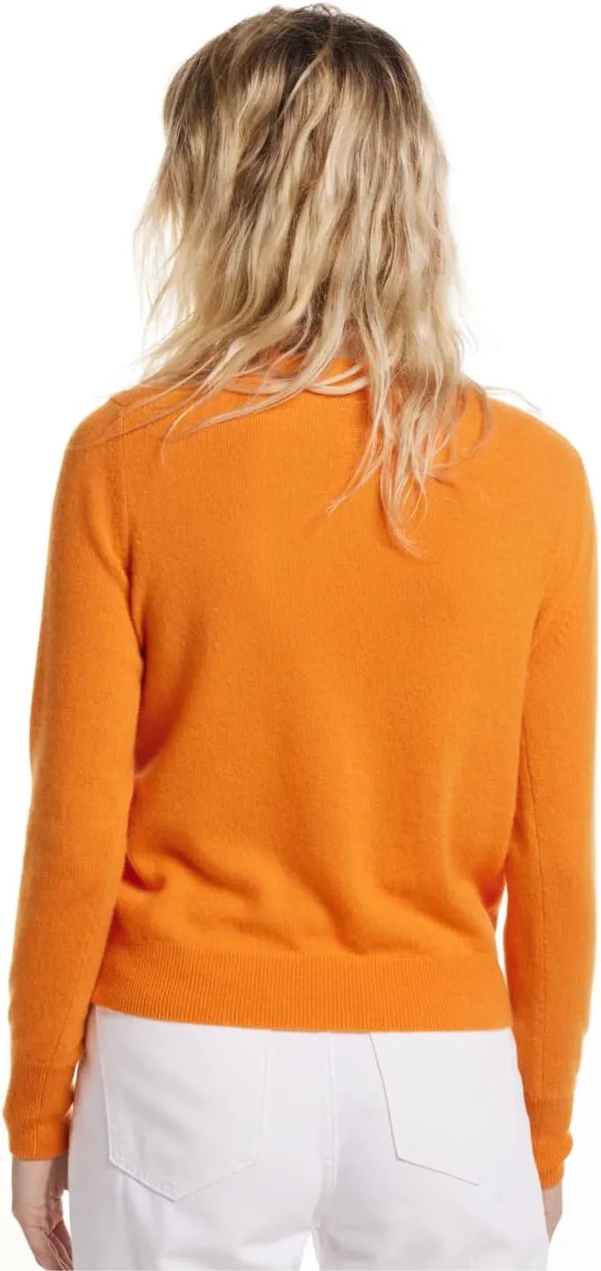 EURKEA Women's V Neck 100% Cashmere Cardigan Sweater, Pullover Winter Top for Women, Gifts Ready