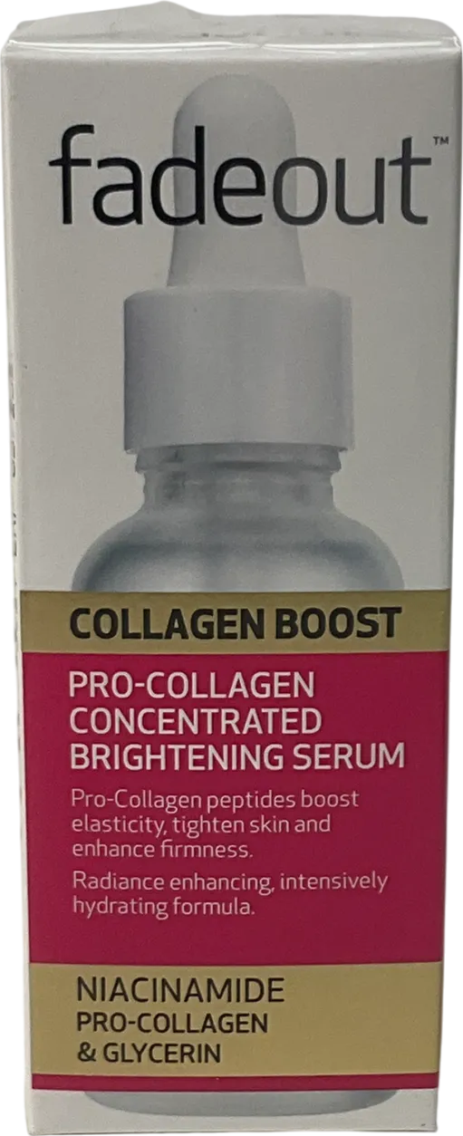 fadeout Collagen Boost Concentrated Brightening Serum 30ml