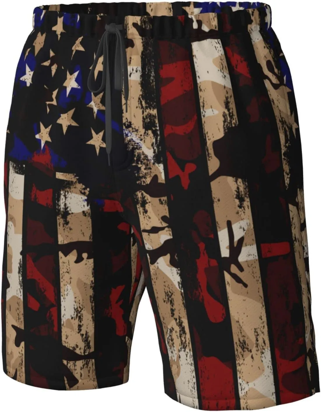 FREEHOTU Men's Swim Trunks Beach Board Shorts Quick Dry Swimwear Sports with Pockets